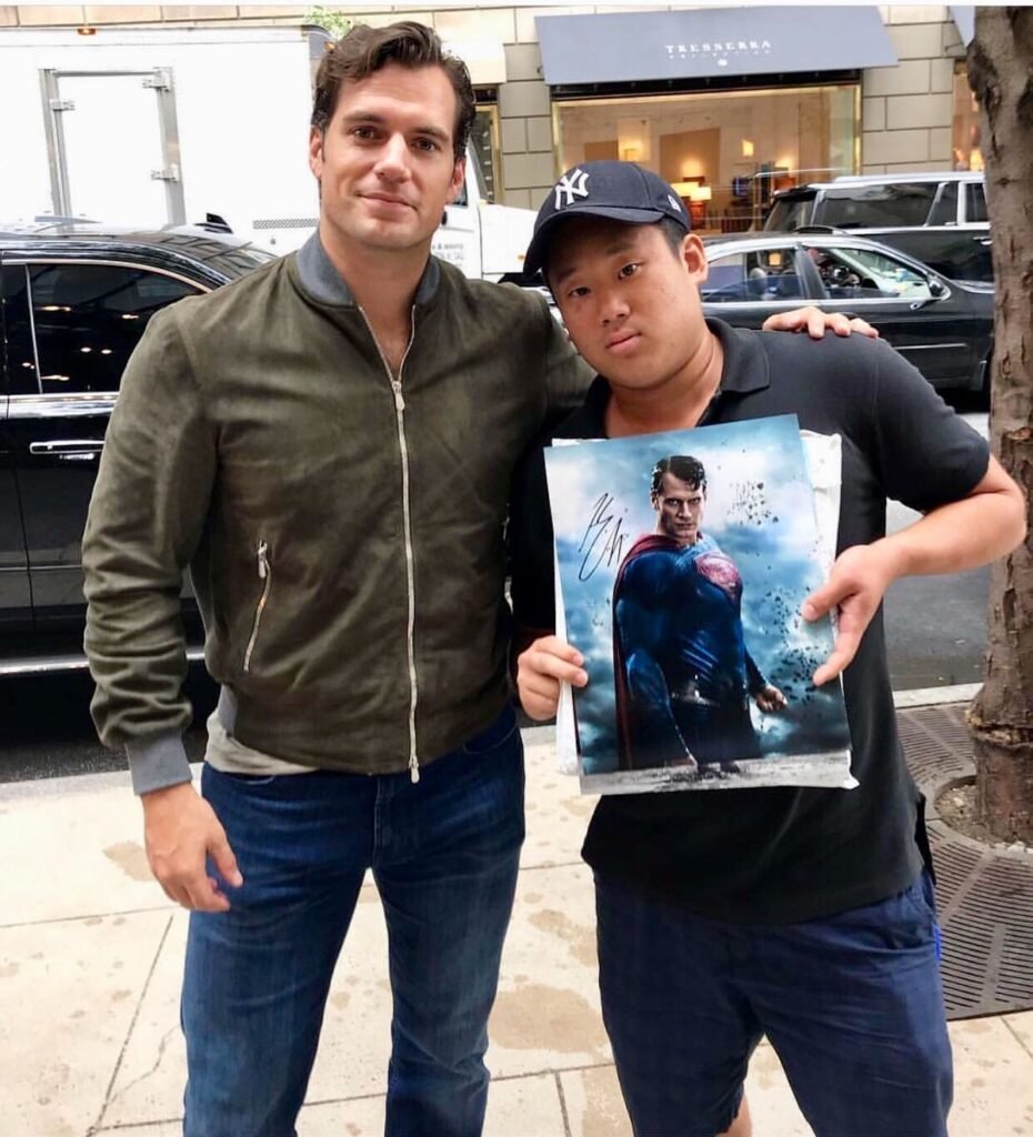 Henry cavill meets and greet photo session