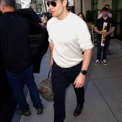 NEW YORK, NEW YORK - APRIL 16:Henry Cavill is seen in midtown on April 16, 2024 in New York City. (Photo by Raymond Hall/GC Images)