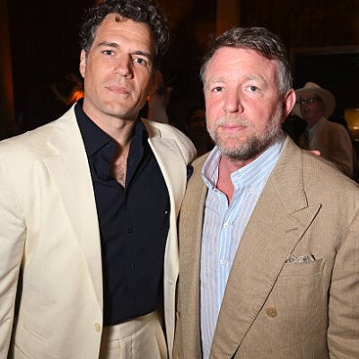 LONDON, ENGLAND - JUNE 25: Henry Cavill and Guy Ritchie attend the unveiling of RH London, The Gallery in Mayfair on June 25, 2026 in London, England. (Photo by Dave Benett/Getty Images for RH)